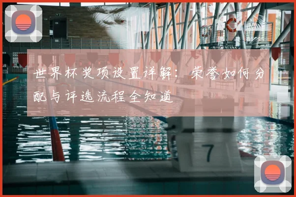 世界杯奖项设置详解：荣誉如何分配与评选流程全知道