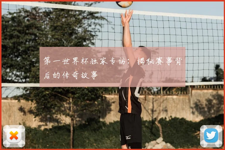 第一世界杯独家专访:揭秘赛事背后的传奇故事